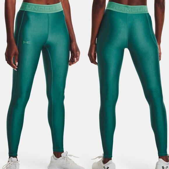 Under Armour Women's Compression Branded Waistband Leggings - Size Medium NWT - Picture 1 of 6